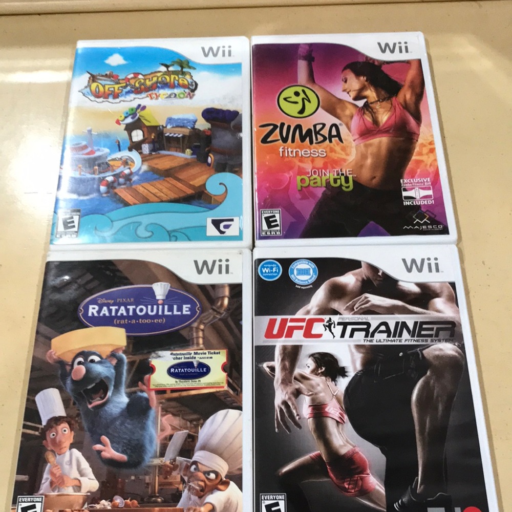 Nintendo Wii lot of 4 games